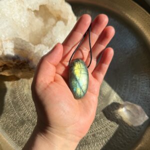 MERKABA Kette mit Labradorit · A+ Qualität · UNIKAT #3