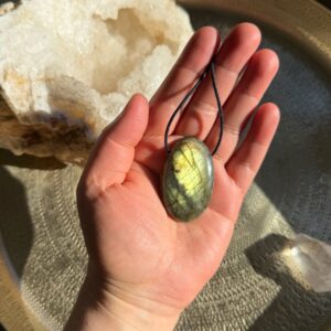 MERKABA Kette mit Labradorit · A+ Qualität · UNIKAT #4