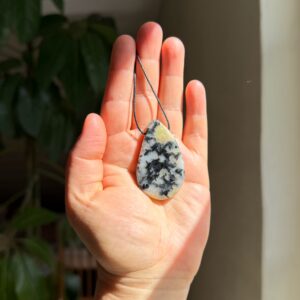 MERKABA Kette mit Pyknit (Topas aus dem Erzgebirge) · UNIKAT#1