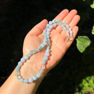 FREIE STIMME Aquamarin • Chalcedon • 925er Silber