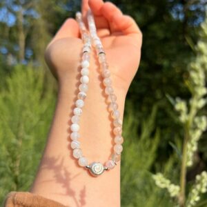 SCHUTZ IM WANDEL Friedensachat • Kirschblütenchalcedon • Spirale