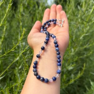 SANFT GETRAGEN Sodalith • Flieder-Amethyst • 925er Silber