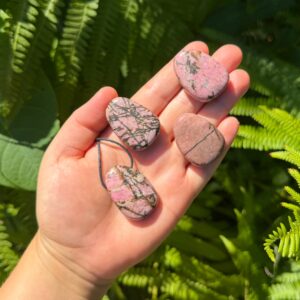 MERKABA Kette mit Rhodonit