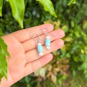 SELBSTHEILUNG Larimar • Perlmutt • 925er Silber