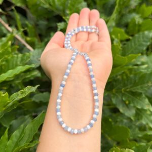 KLARE WORTE Blauquarz • Perlmutt • 925er Silber