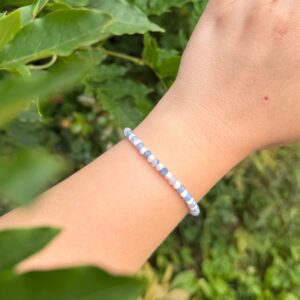KLARE WORTE Armband Blauquarz • Perlmutt