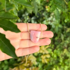 MERKABA Kette mit Rosa Andenopal • UNIKAT#4