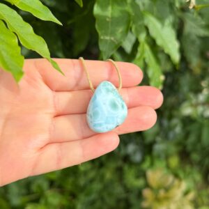 MERKABA Kette mit Larimar • UNIKAT#5
