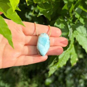 MERKABA Kette Larimar • UNIKAT#4