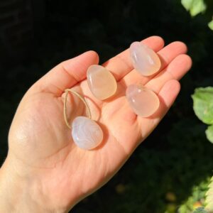 MERKABA Kette Rosa Chalcedon