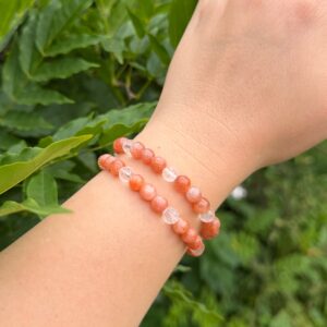 FÜLLE Armband Sonnenstein · Bergkristall