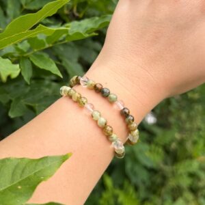 WACHSTUM Armband Grossular · Bergkristall
