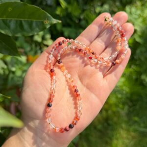 LEBENSMUT Red Healer • Bergkristall • vergoldet
